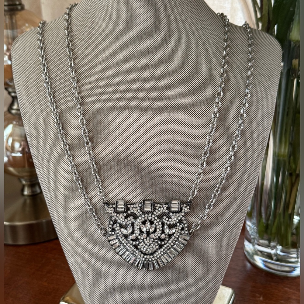 Vintage Art Deco Crystal Necklace
